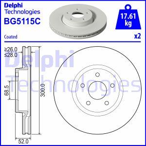 Delphi BG5115C - Bremžu diski ps1.lv