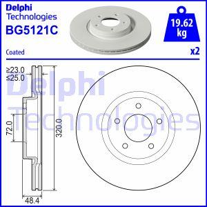 Delphi BG5121C - Bremžu diski ps1.lv