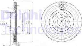 Delphi BG3944 - Bremžu diski ps1.lv