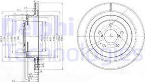 Delphi BG3931 - Bremžu diski ps1.lv