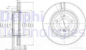 Delphi BG3938 - Bremžu diski ps1.lv