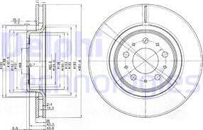 Delphi BG3418 - Bremžu diski ps1.lv