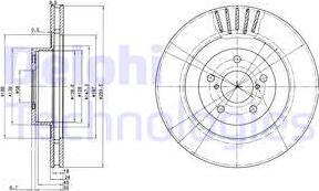 Delphi BG3413 - Bremžu diski ps1.lv