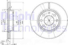 Delphi BG3568 - Bremžu diski ps1.lv