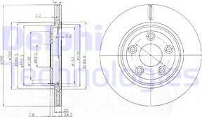 Delphi BG3512 - Bremžu diski ps1.lv