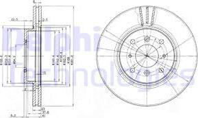 Delphi BG3589 - Bremžu diski ps1.lv