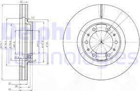 Delphi BG3586 - Bremžu diski ps1.lv