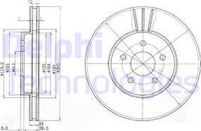 Delphi BG3537 - Bremžu diski ps1.lv