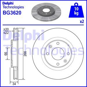 Delphi BG3620 - Bremžu diski ps1.lv