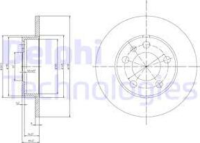 Delphi BG3034 - Bremžu diski ps1.lv