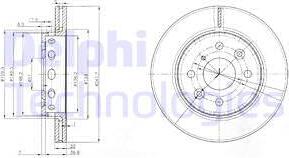 Delphi BG3074 - Bremžu diski ps1.lv