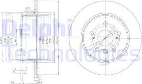 Delphi BG3183 - Bremžu diski ps1.lv