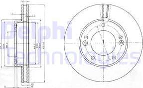 Delphi BG3858 - Bremžu diski ps1.lv