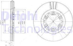 Delphi BG3809 - Bremžu diski ps1.lv