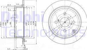 Delphi BG3889 - Bremžu diski ps1.lv