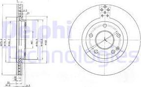 Delphi BG3829 - Bremžu diski ps1.lv