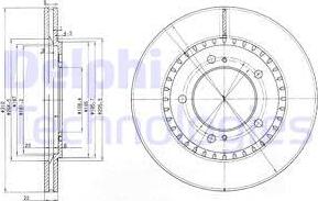 Delphi BG3821 - Bremžu diski ps1.lv