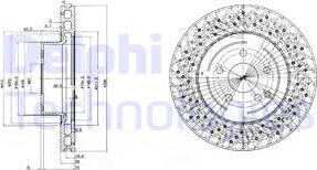 Delphi BG3827 - Bremžu diski ps1.lv