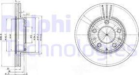 Delphi BG3874 - Bremžu diski ps1.lv