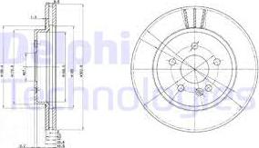 Delphi BG3397 - Bremžu diski ps1.lv