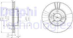 Delphi BG3341 - Bremžu diski ps1.lv