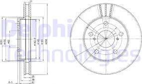 Delphi BG3355 - Bremžu diski ps1.lv