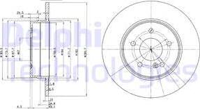 Delphi BG3239 - Bremžu diski ps1.lv