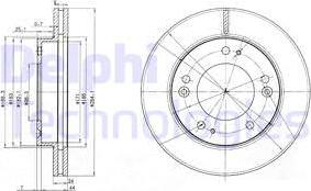 Delphi BG3226 - Bremžu diski ps1.lv