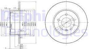 Delphi BG3274C - Bremžu diski ps1.lv