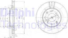 Delphi BG3794 - Bremžu diski ps1.lv