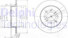 Delphi BG3793 - Bremžu diski ps1.lv