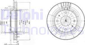 Delphi BG3750 - Bremžu diski ps1.lv