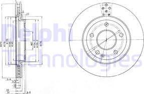 Delphi BG3709 - Bremžu diski ps1.lv