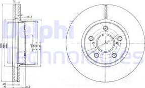 Delphi BG3735 - Bremžu diski ps1.lv