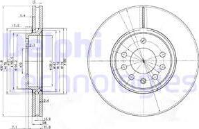 Delphi BG3772C - Bremžu diski ps1.lv