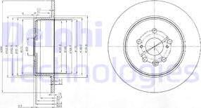 Delphi BG3777 - Bremžu diski ps1.lv