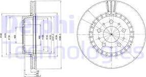 Delphi BG2426 - Bremžu diski ps1.lv