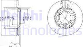 Delphi BG2513 - Bremžu diski ps1.lv