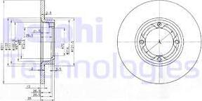 Delphi BG2533 - Bremžu diski ps1.lv