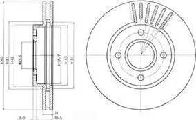 BOSCH 986478170 - Bremžu diski ps1.lv