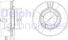 Delphi BG2692 - Bremžu diski ps1.lv