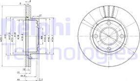 Delphi BG2668 - Bremžu diski ps1.lv