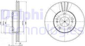 Delphi BG2682 - Bremžu diski ps1.lv