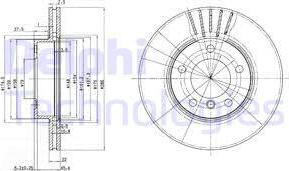 Delphi BG2623 - Bremžu diski ps1.lv