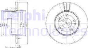 Delphi BG2677 - Bremžu diski ps1.lv