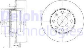 Delphi BG2149 - Bremžu diski ps1.lv