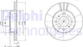 Delphi BG2810 - Bremžu diski ps1.lv