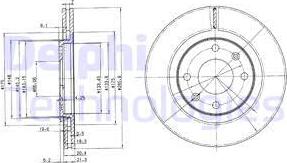 Delphi BG2387C - Bremžu diski ps1.lv