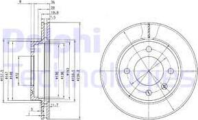 Delphi BG2273 - Bremžu diski ps1.lv