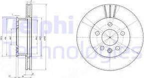 Delphi BG2717 - Bremžu diski ps1.lv